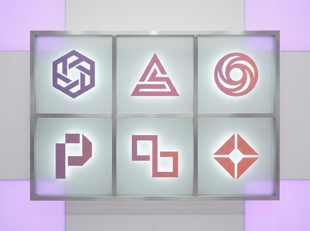 黑丝合作影视品牌Logo墙